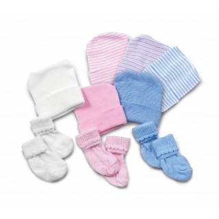 Medline # MDT211434FPB - CAP, INFANT, PINK/BLUE, 1 PLY, 50/PK, 250 EA/CS, 5 PK/CS