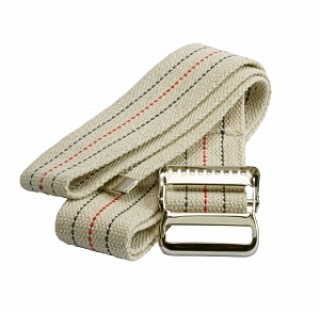 Medline # MDT821203L - BELT, GAIT, COTTON, W/STRIPE, 72