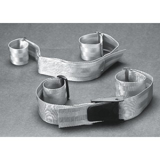Medline # MDT825090 - RESTRAINT, WHLCHR BELT, NYLON, W/LOOP/HOOK, 1 EA/BX, 12 EA/CT