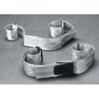 Medline # MDT825091 - RESTRAINT, WHEELCHAIR BELT, NYLON, W/BUCKLE, 12 EA/CT