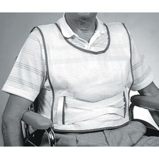 Medline # MDT828057 - RESTRAINT, VEST, SLIPOVER, COTTON, LG, 6CS, 6 EA/CS