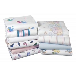Medline # MDTPB3C36STR - BLANKET, BABY, CANDYSTRIPE, 36X36, 72EA/CS, 72 EA/CS