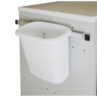 Medline # MPH01WBSK1 - RECEPTACLE, WASTE, W/CLIP, EACH