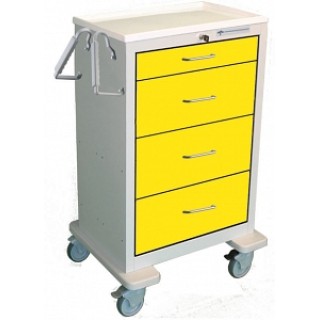 Medline # MPH01WML4X - CART, X-TALL, 4-DRAWER, 46