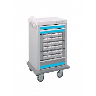 Medline # MPH01WMLAC16 - CART, MED, 3-DRAWER, OPTION OF BIN SIZE, EACH