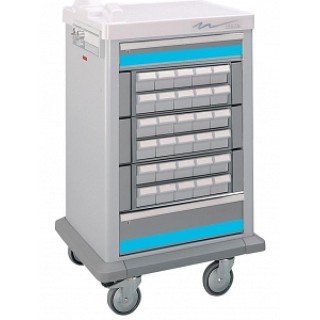 Medline # MPH01WMLAC6 - CART, MED, 2-DRAWER, SPECIFY BIN SIZE, EACH