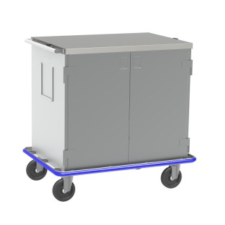 Mac Medical # MMCC12-1ASH-SS - CART, CASE, SS, DBL DR, 41.75X29X40, SLD SHLF, EACH