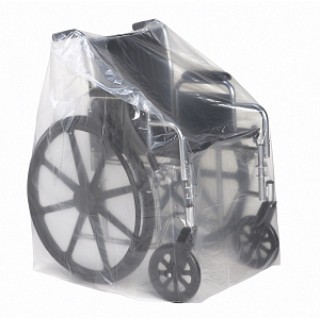 Medline # NON0222318 - COVER, WHEELCHAIR, CLEAR, 28X22X35, 1.0MIL, 100 EA/CS
