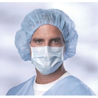 Medline # NON28100 - MASK, BULK PACKGE, BLUE, EARLOOP, 1000/CS