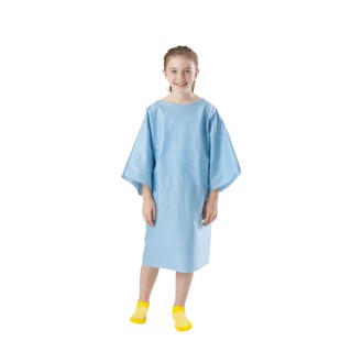 Medline # NON28269 - GOWN, PED, MLTI-LAYER, 9-12YR, HOOK&LOOP, 50/CS