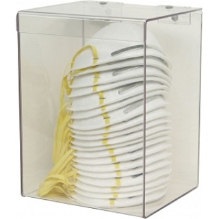 Medline # NONFP017 - DISPENSER, CONE STYLE, CLEAR, LID, 6 EA/CS