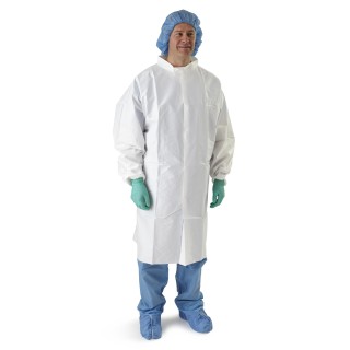 Medline # NONSW17654XL - FROCK, BREATHABLE, SNAP, NO PCKTS 4XL, 30/CS