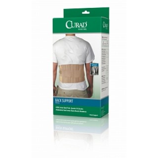 Medline # ORT22000D - SUPPORT, BACK, ELASTIC, RETAIL, UNIV, 4/CS, 4 EA/CS