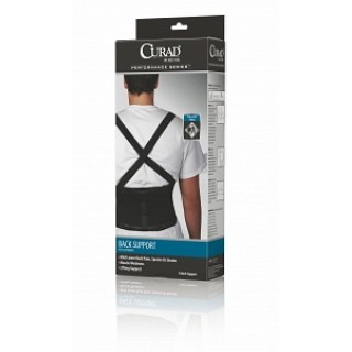 Medline # ORT22200MD - SUPPORT, BACK, W/SUSP, RETAIL, MD, 4/CS, 4 EA/CS