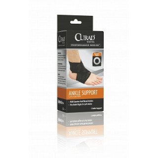 Medline # ORT26120MD - WRAP, ANKLE, FIGURE EIGHT, ELASTC, RETAIL, MD, 4 EA/CS