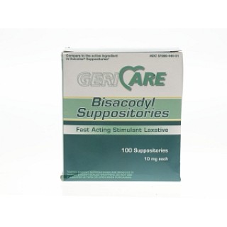 Generic # 10199BX - BISACODYL 10MG SUP 100/BX, 100 EA/BX