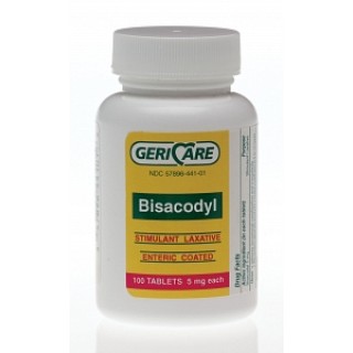 Medline # OTC44101 - BISACODYL 5MG TAB 100/BT, 1 EA/BT