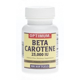 Generic # 700028N - BETA CAROTENE, 25000 IU SG, 100/BT, 1/BT