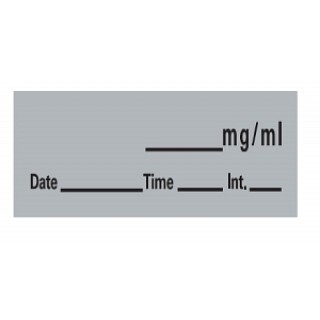 PDC Healthcare # ANS-118 - LABEL HYDRALAZIN MG / ML 1-1/2 X 1/2, ROLL