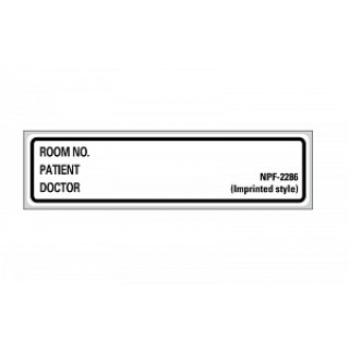 PDC Healthcare # NPF-2286-11 - LABEL, PRFL, PATNT CHRT, 1 3/8X5 3/8' RSE, ROLL