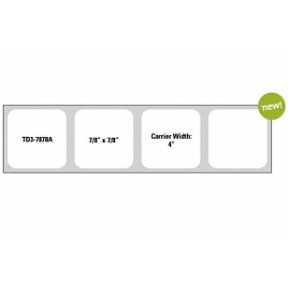 PDC Healthcare # TD3-7878A - LABEL, DIRECT THERMAL 7/8 X 7/8 WHITE, 3/BX