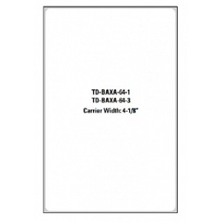 PDC Healthcare # TD-BAXA-64-3 - LABEL BAXA TPN SYSTEM 6 X 4 IN, 4 RL/BX
