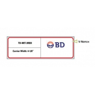 PDC Healthcare # TD-MIT-3RBD - LABEL, MEDTECH THERM, 1 1/4X4, 3600/RL, ROLL