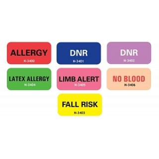 PDC Healthcare # N-3402 - LABEL DNR PURPLE, 3/4