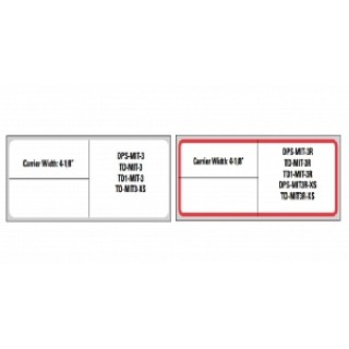 PDC Healthcare # TD-MIT-3 - LABEL, MEDITECH CTD TH 1-1/4X4, WHT, LAB, 1 RL/BX