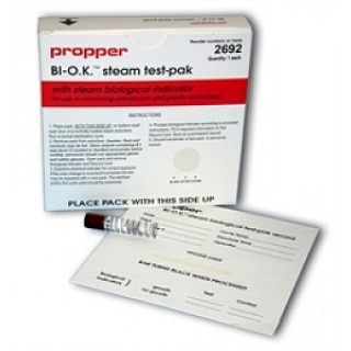 Propper # 26921000 - PACK, TEST, STEAM, BIOLOGIC, WITH CONTROLS, 20 EA/CS
