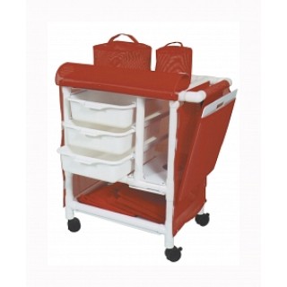 Medline # PVCM10103TWN - CART, EMERGENCY CRASH, 3 DRAWER, EACH