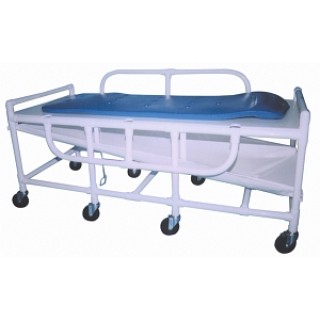 MJM International # PVCM910DB - GURNEY, SHOWER, W/CLOSE CELL MATT, 900LBCAP, EACH