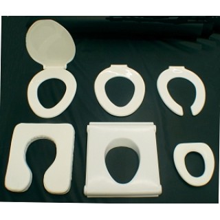 MJM International # R-DELC - SEAT, COMMODE, ELONGATED, W/LID, REPLACEMENT, EACH