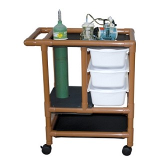 MJM International # WT1010-3TWN - CART, EMERGENCY CRASH, 3 DRAWER, WOODTO, EACH