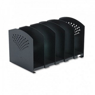 Safco Products # 3116BL - BOOKRACK, ADJ, 5 SEC, 15