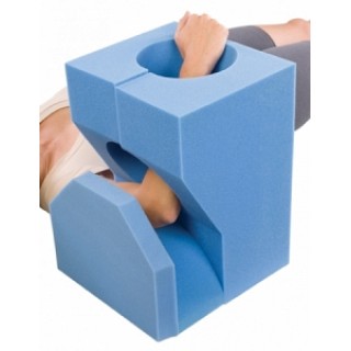DJ Orthopedics # 79-90500 - Pillow Arm Elevating Procare Sculptured Foam Blue 2x12x13-1/4