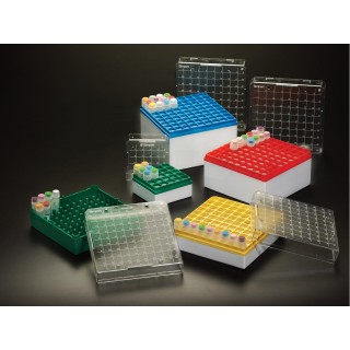Simport Plastics # T314-481G - CRYO STOR. 3 TO 4ML, 81 PLACES, GREEN, 12/CS