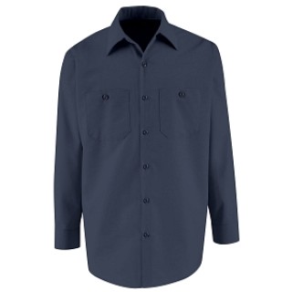 VF Workwear # SP14NVXXL - SHIRT, UNISEX INDUST WORK, 65P/35C, L / S, NAV, EACH