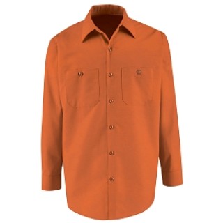 VF Workwear # SP14ORL - SHIRT, UNISEX INDUST WORK, 65P/35C, L / S, ORA, EACH
