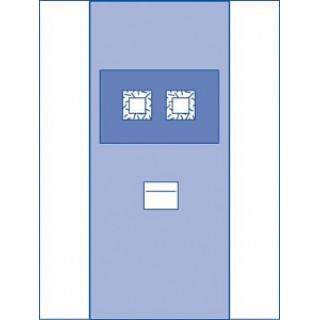 Medline # SPT-4107ACS - DRAPE, PACEMAKER, 40/CS