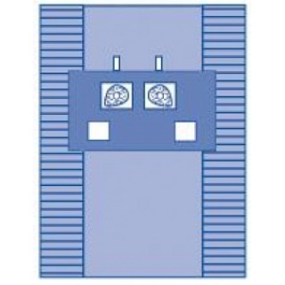 Medline # SPT-4117ACS - DRAPE, CENTRAL LINE 10/CS