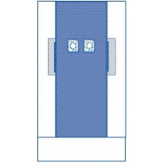 Medline # SPT-4119SCS - DRAPE, FEM ANGIO, XLONG, POUCH, 20/CS