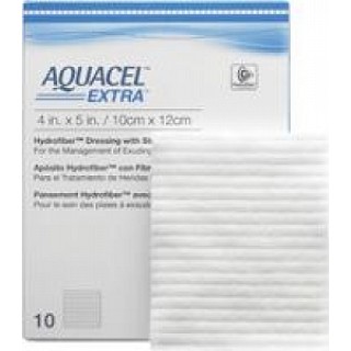 Convatec # 420674 - DRESSING, AQUACEL, XTRA HYDROFIBER, 4