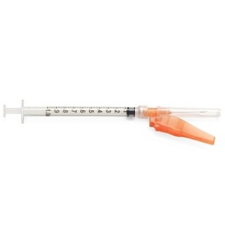 Medline # SYRS101255F - SFTY SYR, 1ML 25GX1.0IN, 1200/CS