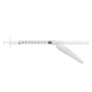 Medline # SYRS101276F - SFTY SYR, 1ML 27GX1.25IN, 100/BX