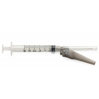 Medline # SYRS103227 - SFTY SYR, 3ML 22GX1.5IN, 100/BX