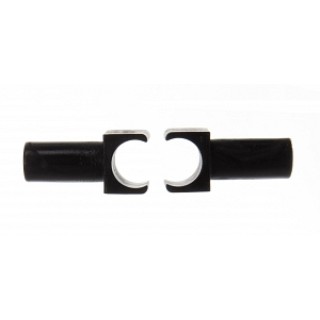 Medline # WCA806981 - SEAT GUIDES, BLACK PLASTIC, REMOVABLE ARM,