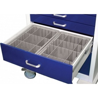 Medline # WTLWDC2050 - DIVIDER, TRAY, DRAWER, PLASTIC, SYSTEM, 4, 2/BX