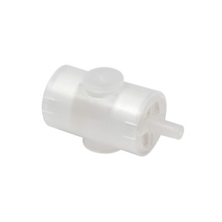 Sunset Healthcare Solutions # RES027OP - EXCHANGER HEAT/MOISTURE 250-1000ML TIDAL 12ML DEADSPACE OXYGEN PORT 30/pack